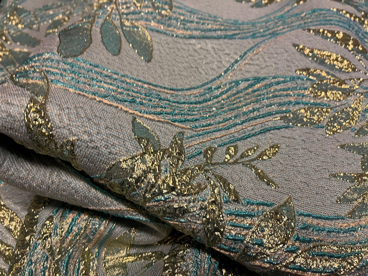 NEW High Class Brocade Cloque Lurex Fabric
