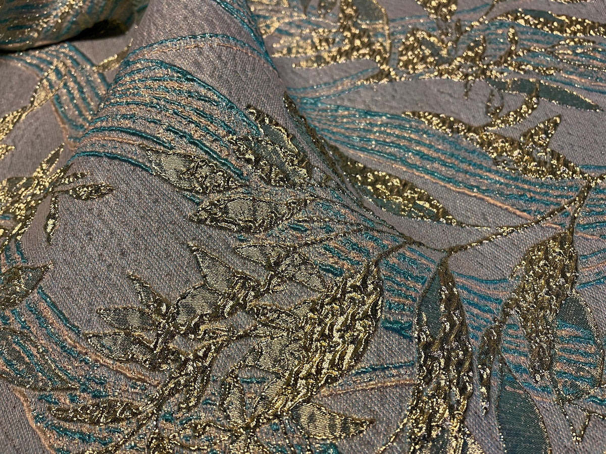 NEW High Class Brocade Cloque Lurex Fabric