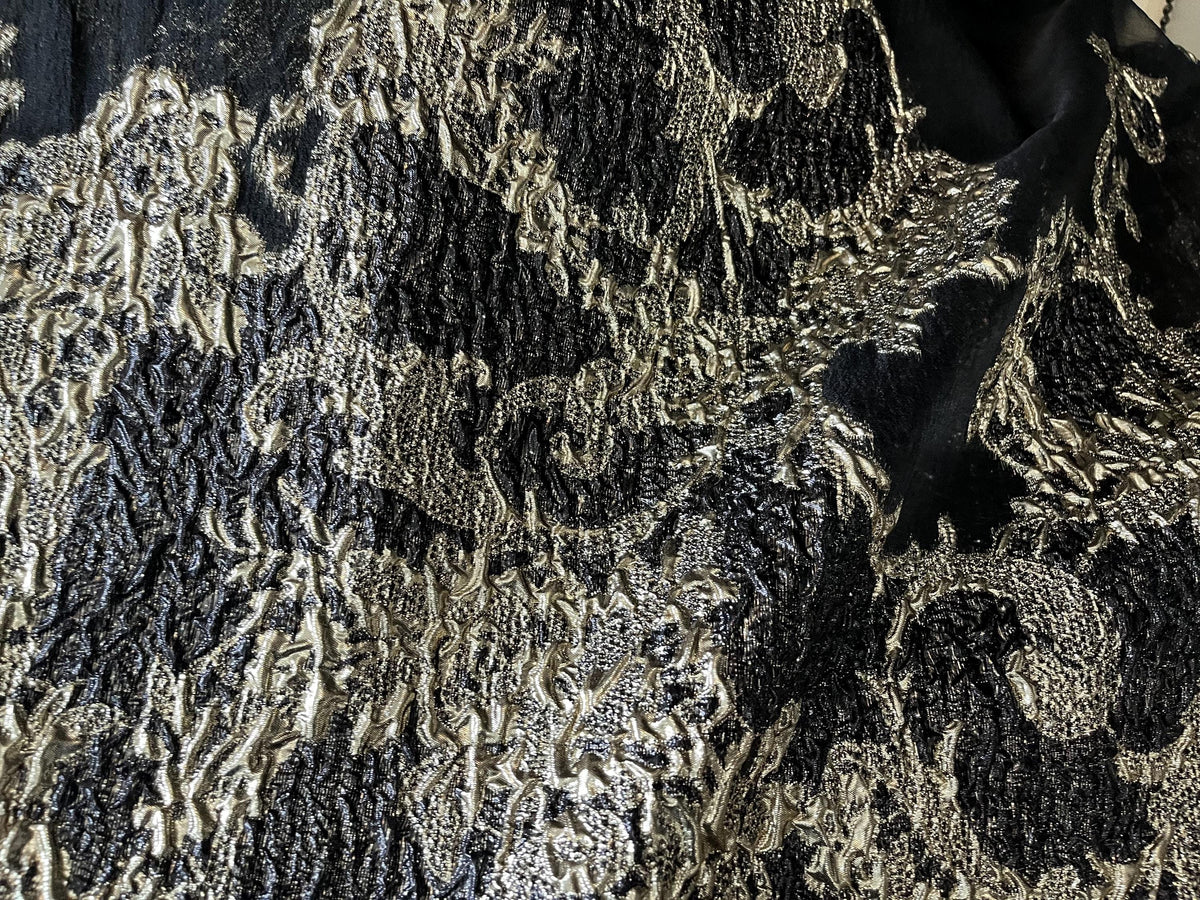 NEW High Class Organdie Brocade Cloque Lurex Fabric