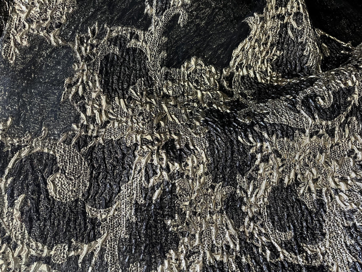 NEW High Class Organdie Brocade Cloque Lurex Fabric