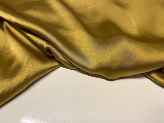 NEW High Class Gold Silky Charmeuse Satin Fabric
