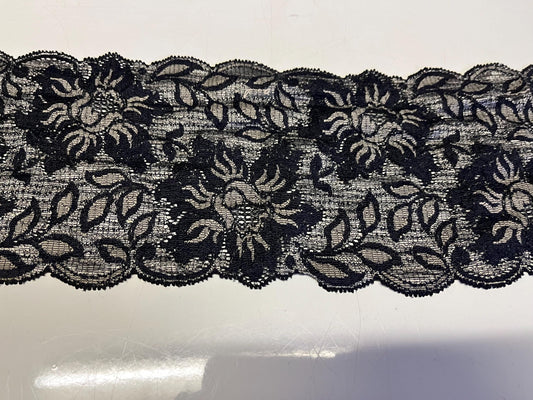 NEW High Class Floral Spandex Lace Trim / Trimming