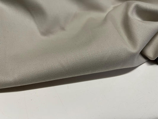 NEW High Class Cream Beige 100% Linen Twill  Fabric / Ideal For Dresses, Tops, Shirts, Trousers And Jackets