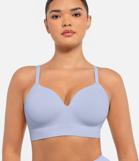 Seamless Wireless Bra for Women – Comfortable Shapewear Support Bra | Soft Nylon No-Wire Everyday Bra / ✨ FREE Worldwide Shipping 🎉 Extra 30% OFF at Checkout