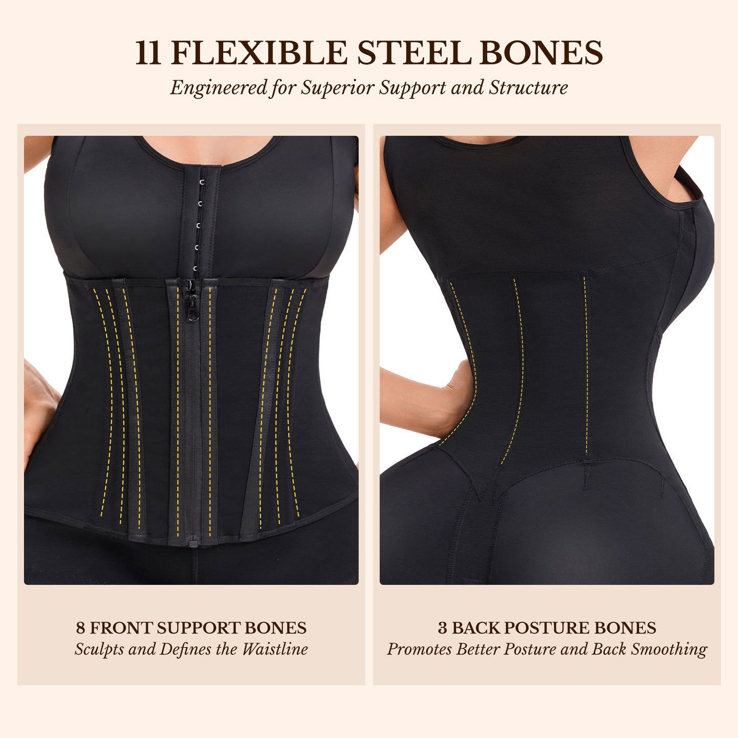 Fajas Colombianas Moldeadoras Overbust Shapewear For Women Tummy Control Full Body Shaper & Butt Lifter Post Surgery Compression Garment + 🚚 Free Worldwide Shipping 🎉 Extra 30% OFF At Checkout