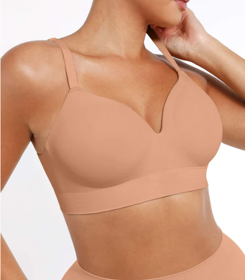 Seamless Wireless Bra for Women – Comfortable Shapewear Support Bra | Soft Nylon No-Wire Everyday Bra / ✨ FREE Worldwide Shipping 🎉 Extra 30% OFF at Checkout