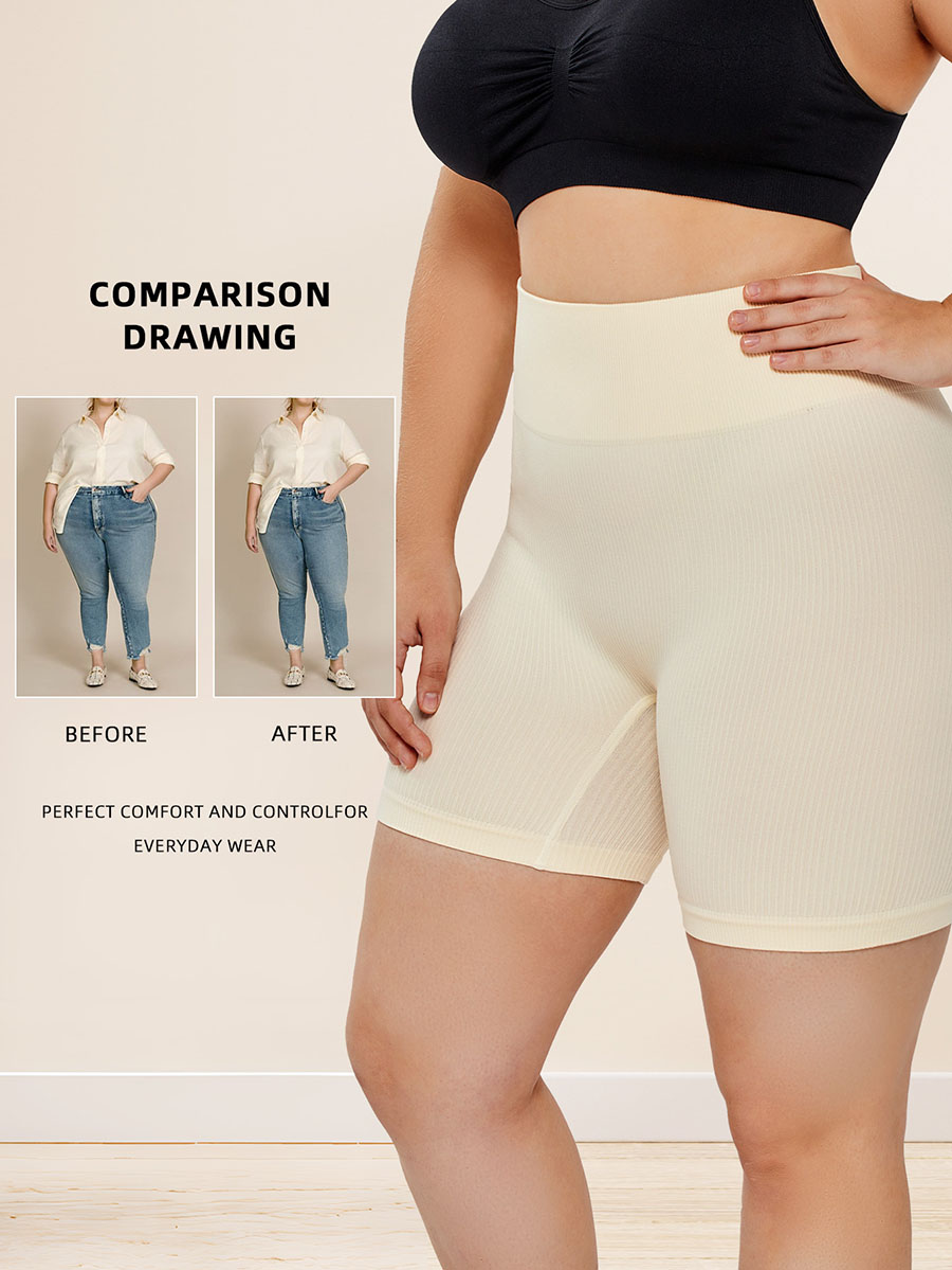 High Waisted Tummy Control Body Shaper Shorts – Seamless Butt Lifting & Thigh Slimming Shapewear for Women + 🚚 Free Worldwide Shipping 🎉 Extra 30% OFF at Checkout