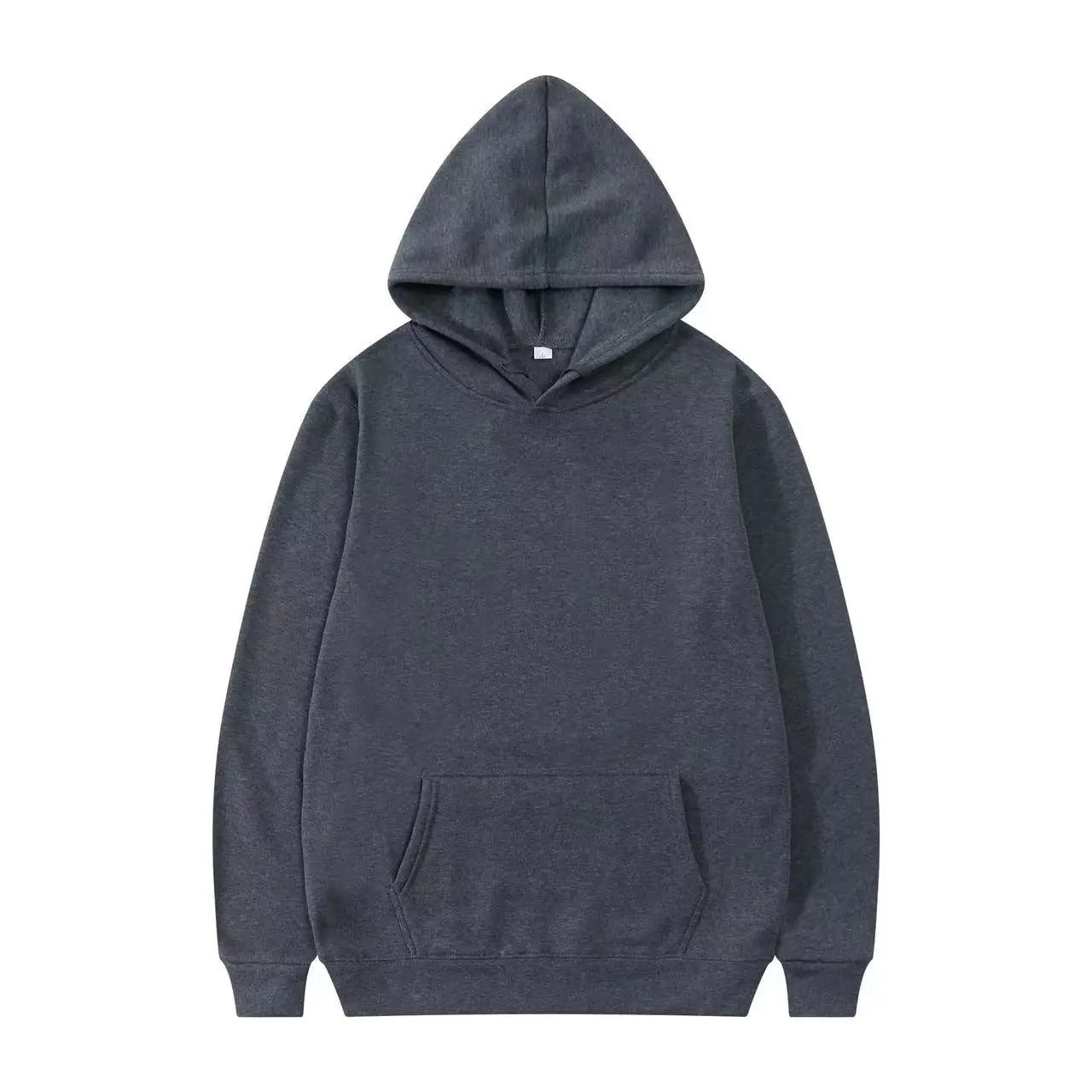 Unisex Hooded Pullover Hoodie – Solid Colour Oversized Sweatshirt with Pocket | 2025 New