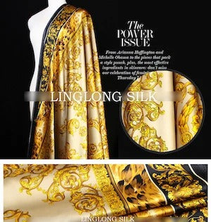 Luxury Mulberry Silk Stretch Satin Fabric 19 momme + 🚚 Free Worldwide Delivery