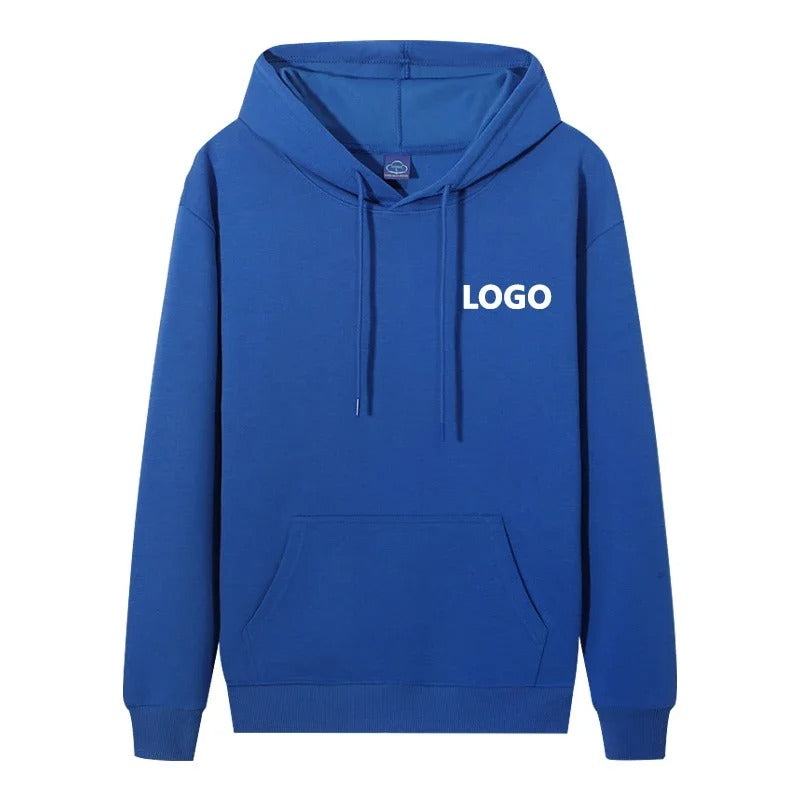 Hoodie mit individuellem Logo – Streetwear-Pullover aus 60 % Baumwolle | Personalisierter Unisex-Sweatshirt