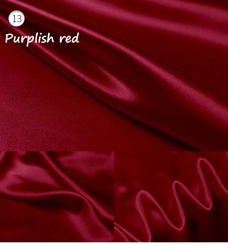 Stretch Mulberry Silk Charmeuse Satin Fabric 95% Silk 5% Spandex – 19 Momme | 42″ Wide – DIY Bridal Eveningwear Fabric