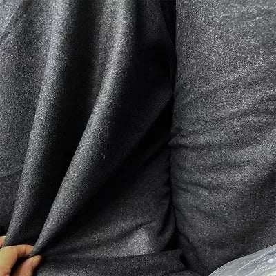 Luxury Wool-Cashmere Blend Fabric – Thick Warm Cloth for Winter Coats, DIY Sewing Material (by the Yard)