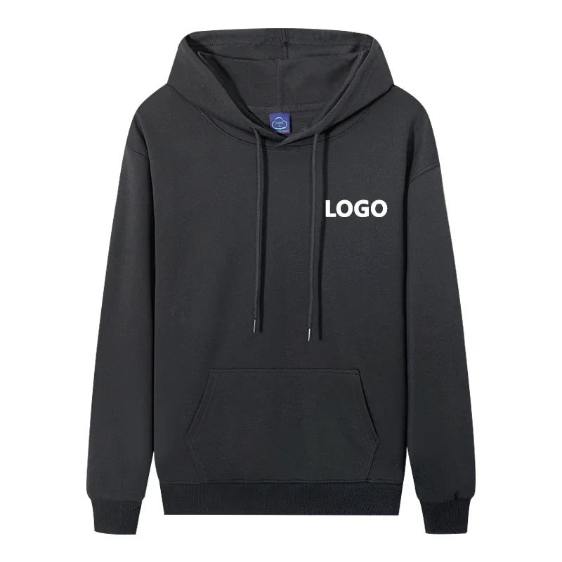 Hoodie mit individuellem Logo – Streetwear-Pullover aus 60 % Baumwolle | Personalisierter Unisex-Sweatshirt