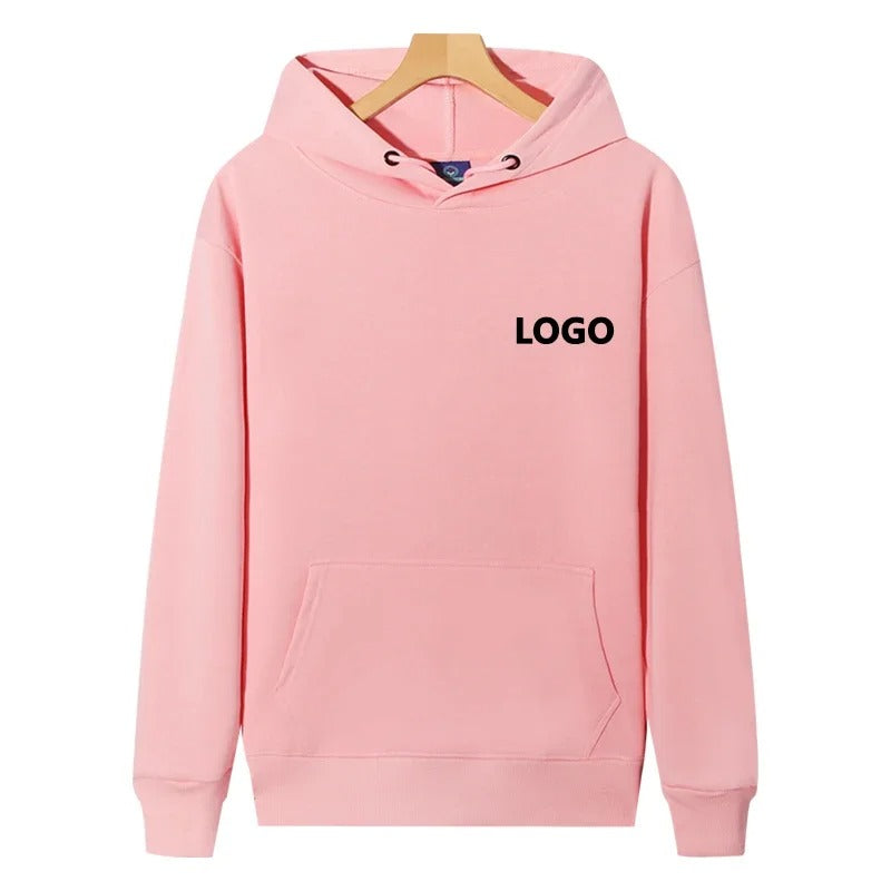 Hoodie mit individuellem Logo – Streetwear-Pullover aus 60 % Baumwolle | Personalisierter Unisex-Sweatshirt