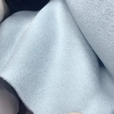 Double-Sided Wool-Cashmere Blend Fabric – Soft Smooth Cloth by the Metre for Autumn/Winter Coats DIY Sewing Material