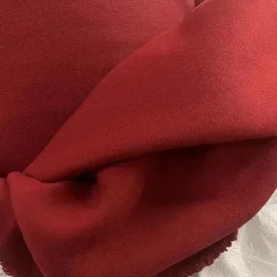 Luxury Wool-Cashmere Blend Fabric – Thick Warm Cloth for Winter Coats, DIY Sewing Material (by the Yard)