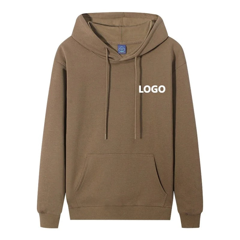Hoodie mit individuellem Logo – Streetwear-Pullover aus 60 % Baumwolle | Personalisierter Unisex-Sweatshirt