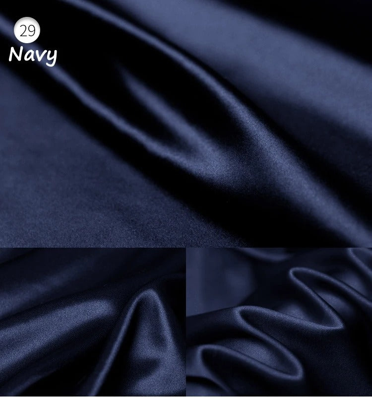 Stretch Mulberry Silk Charmeuse Satin Fabric 95% Silk 5% Spandex – 19 Momme | 42″ Wide – DIY Bridal Eveningwear Fabric