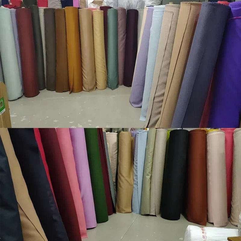 Double-Sided Wool-Cashmere Blend Fabric – Soft Smooth Cloth by the Metre for Autumn/Winter Coats DIY Sewing Material