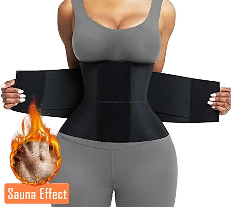 Neopren-Taillenformer für Damen, Figurformender Gürtel zur Gewichtsreduktion, Bauchweggürtel, Shapewear für Damen, Sauna-Schweißband, Korsettbinder