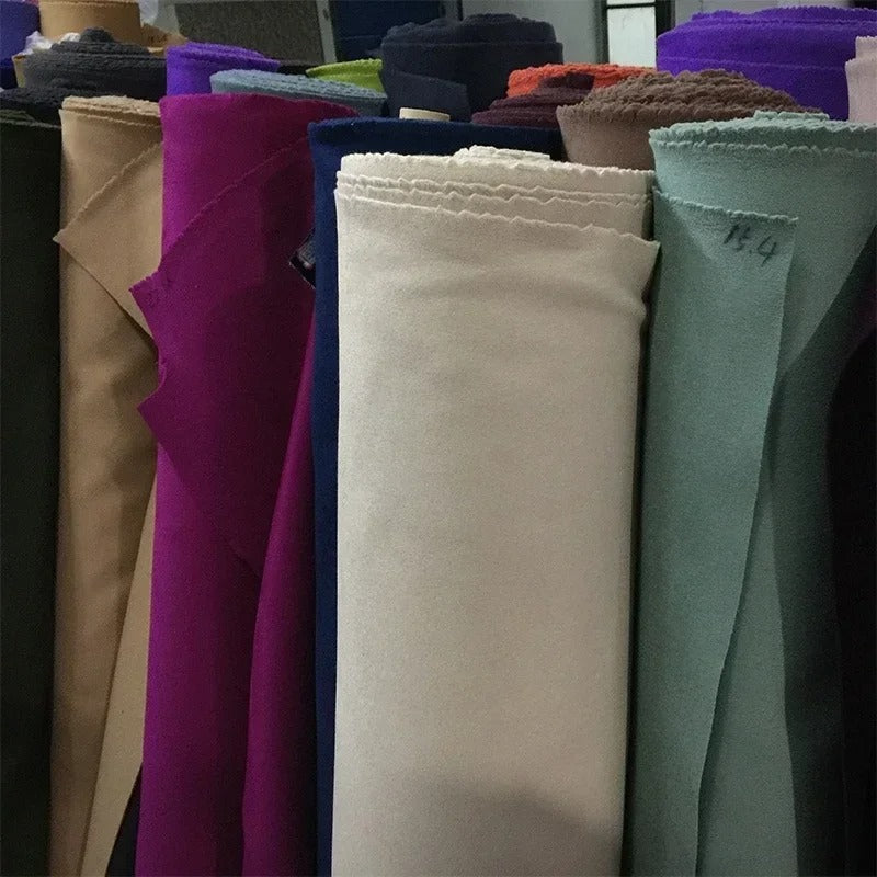 Luxury Wool-Cashmere Blend Fabric – Thick Warm Cloth for Winter Coats, DIY Sewing Material (by the Yard)