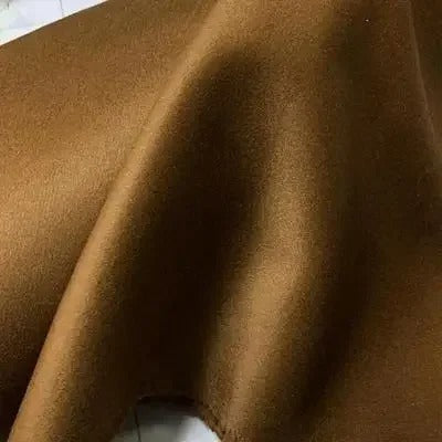 Double-Sided Wool-Cashmere Blend Fabric – Soft Smooth Cloth by the Metre for Autumn/Winter Coats DIY Sewing Material