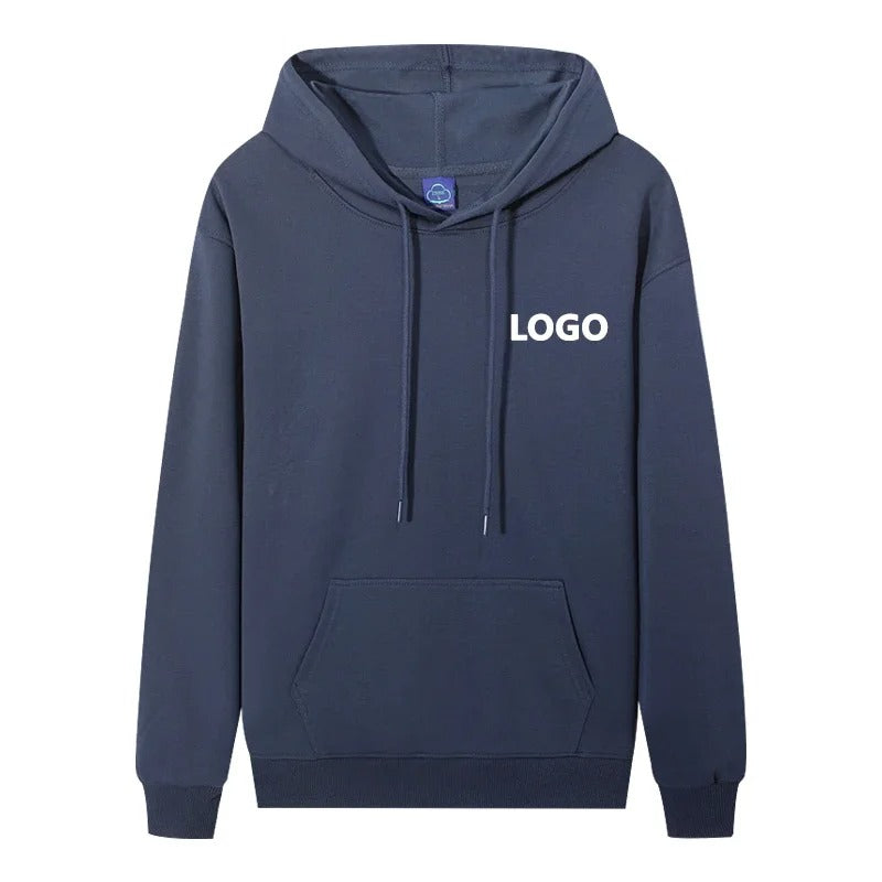 Hoodie mit individuellem Logo – Streetwear-Pullover aus 60 % Baumwolle | Personalisierter Unisex-Sweatshirt