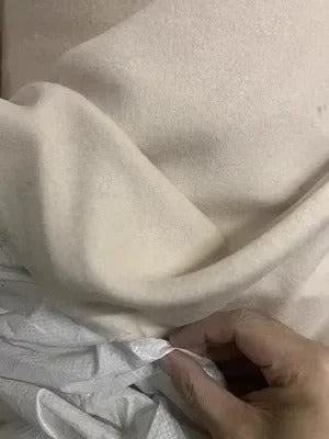 Luxury Wool-Cashmere Blend Fabric – Thick Warm Cloth for Winter Coats, DIY Sewing Material (by the Yard)