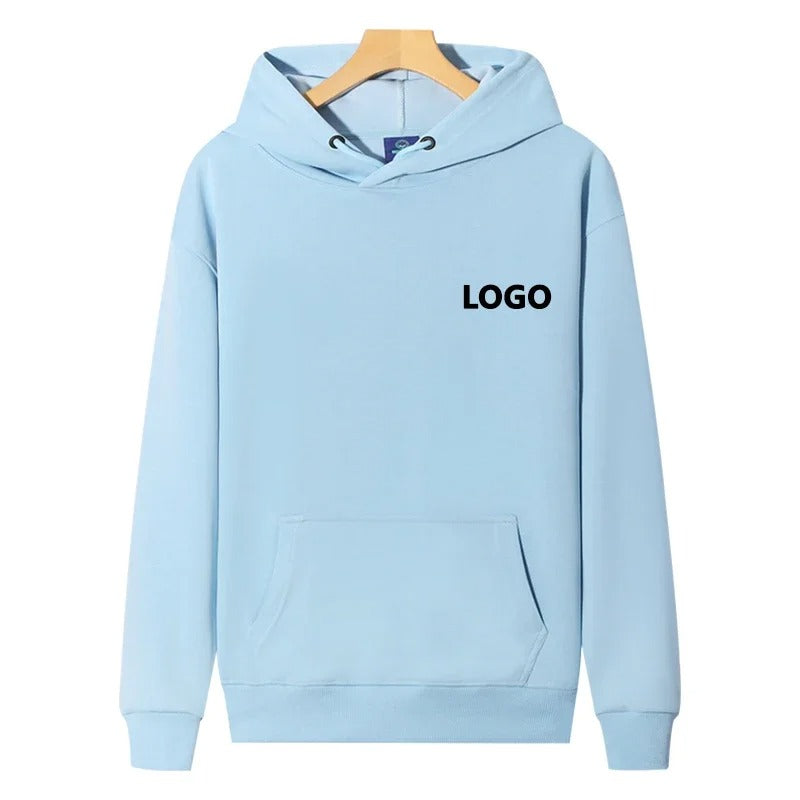 Hoodie mit individuellem Logo – Streetwear-Pullover aus 60 % Baumwolle | Personalisierter Unisex-Sweatshirt