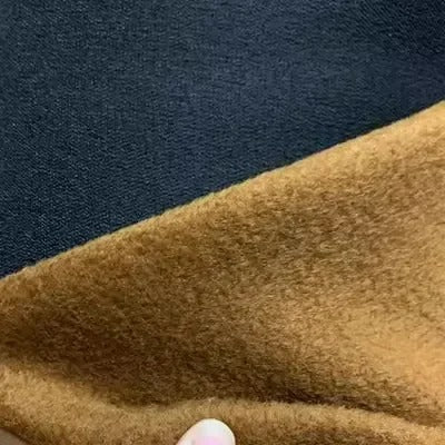 Luxury Wool-Cashmere Blend Fabric – Thick Warm Cloth for Winter Coats, DIY Sewing Material (by the Yard)