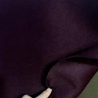 Double-Sided Wool-Cashmere Blend Fabric – Soft Smooth Cloth by the Metre for Autumn/Winter Coats DIY Sewing Material