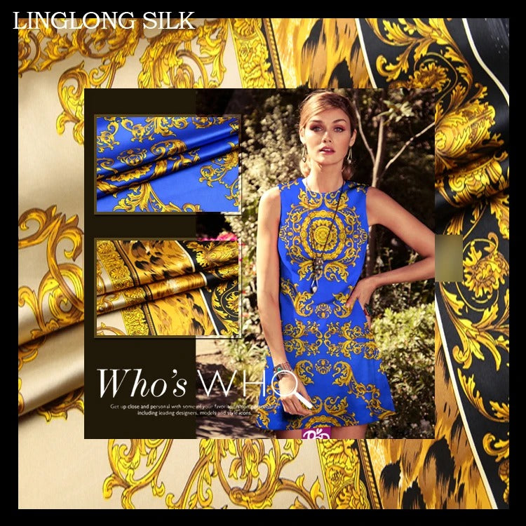 Luxury Mulberry Silk Stretch Satin Fabric 19 momme + 🚚 Free Worldwide Delivery
