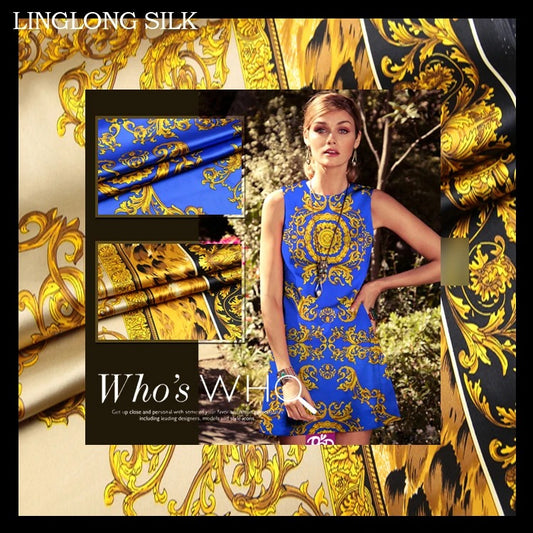 Luxury Mulberry Silk Stretch Satin Fabric 19 momme + 🚚 Free Worldwide Delivery