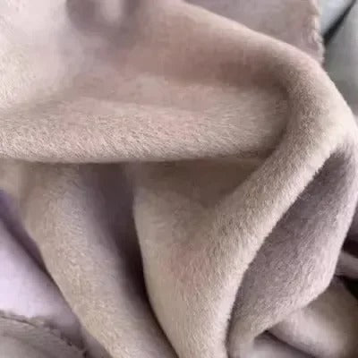 Luxury Wool-Cashmere Blend Fabric – Thick Warm Cloth for Winter Coats, DIY Sewing Material (by the Yard)