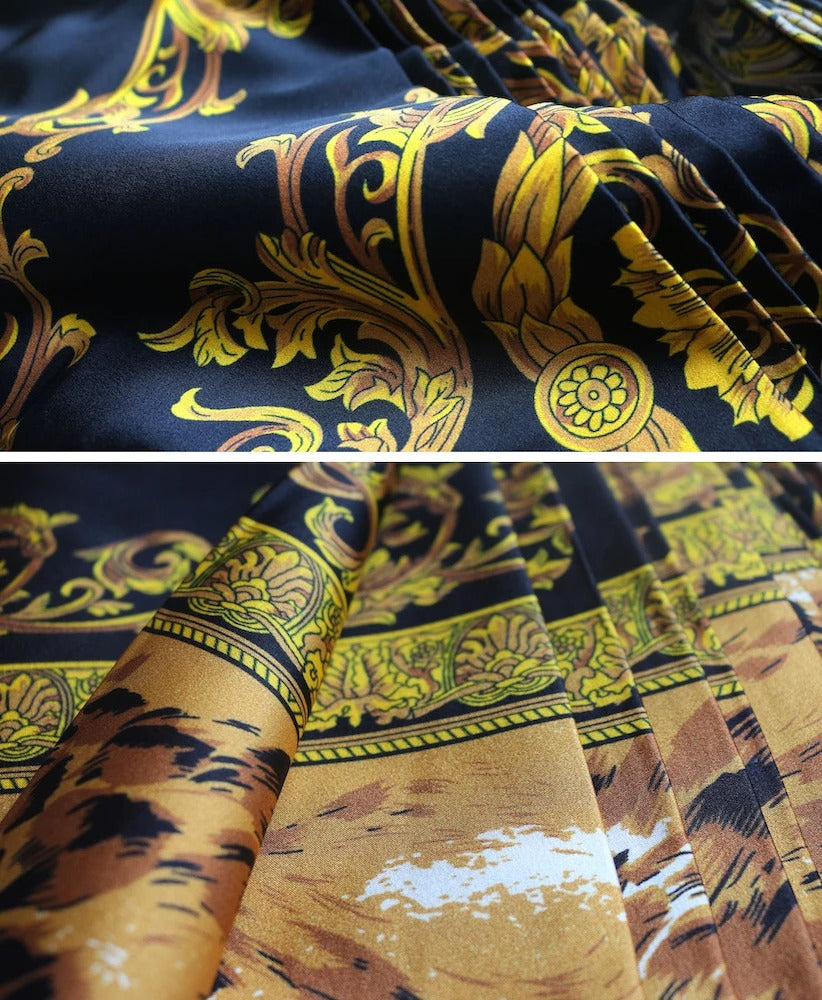 Luxury Mulberry Silk Stretch Satin Fabric 19 momme + 🚚 Free Worldwide Delivery