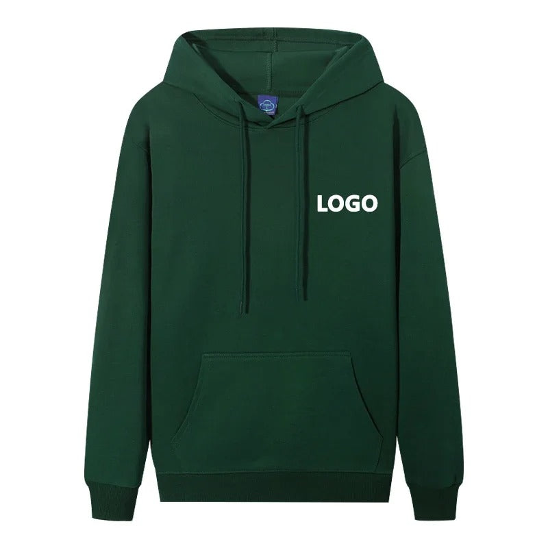 Hoodie mit individuellem Logo – Streetwear-Pullover aus 60 % Baumwolle | Personalisierter Unisex-Sweatshirt