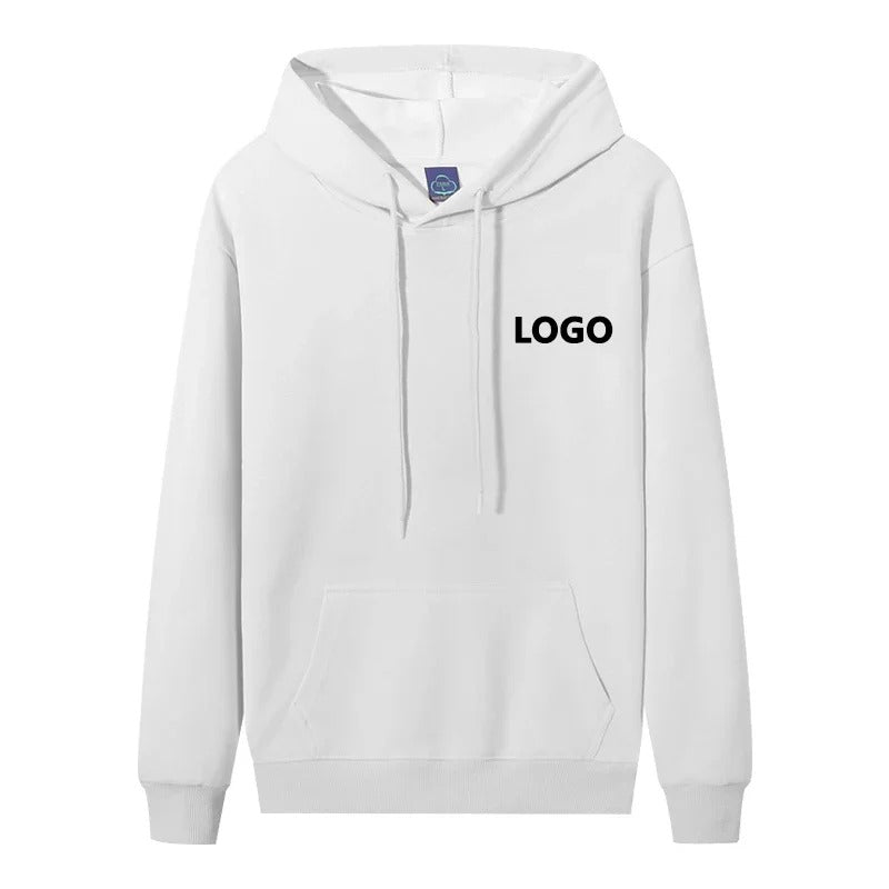 Hoodie mit individuellem Logo – Streetwear-Pullover aus 60 % Baumwolle | Personalisierter Unisex-Sweatshirt