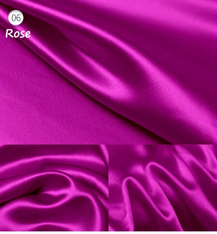 Stretch Mulberry Silk Charmeuse Satin Fabric 95% Silk 5% Spandex – 19 Momme | 42″ Wide – DIY Bridal Eveningwear Fabric