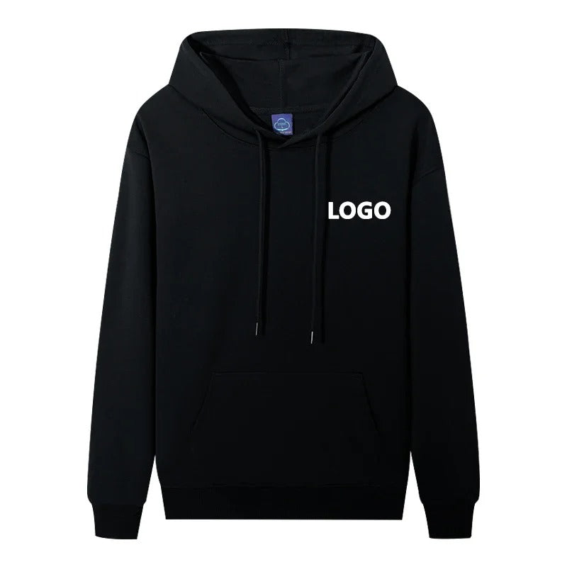 Hoodie mit individuellem Logo – Streetwear-Pullover aus 60 % Baumwolle | Personalisierter Unisex-Sweatshirt