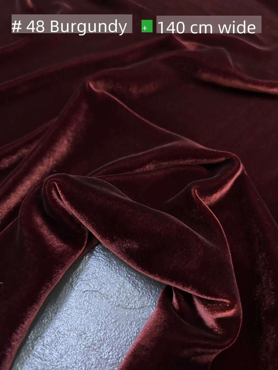 Silk Velvet Fabric – 100% Mulberry Silk Base, Rayon Pile, 140 cm Wide | 40 Luxe Colours for High-End Dresses